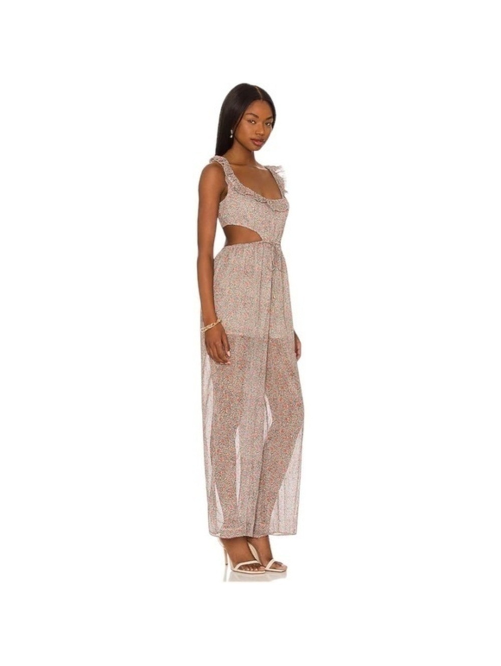 Small Tularosa Tatum Jumpsuit in Jullian Floral - Picture 3 of 12